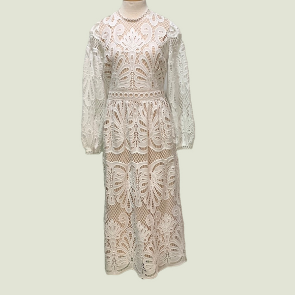 Baltic Born | Dresses | Baltic Born Sz L Eldora Lace Midi Dress Nwt |  Poshmark